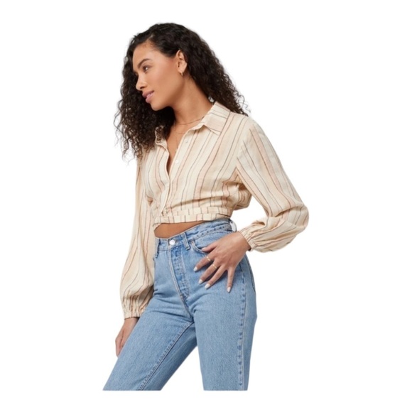 L*Space Play It Cool Top in Sunsoaked Stripe NWT - Picture 2 of 6